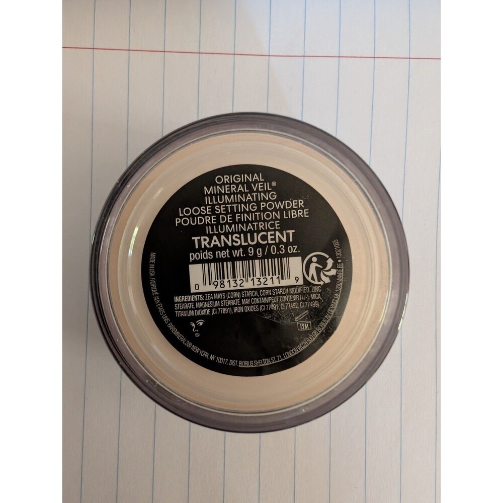 bareMinerals Original Mineral Veil Illuminating Veil Setting Powder Translucent - Picture 3 of 4